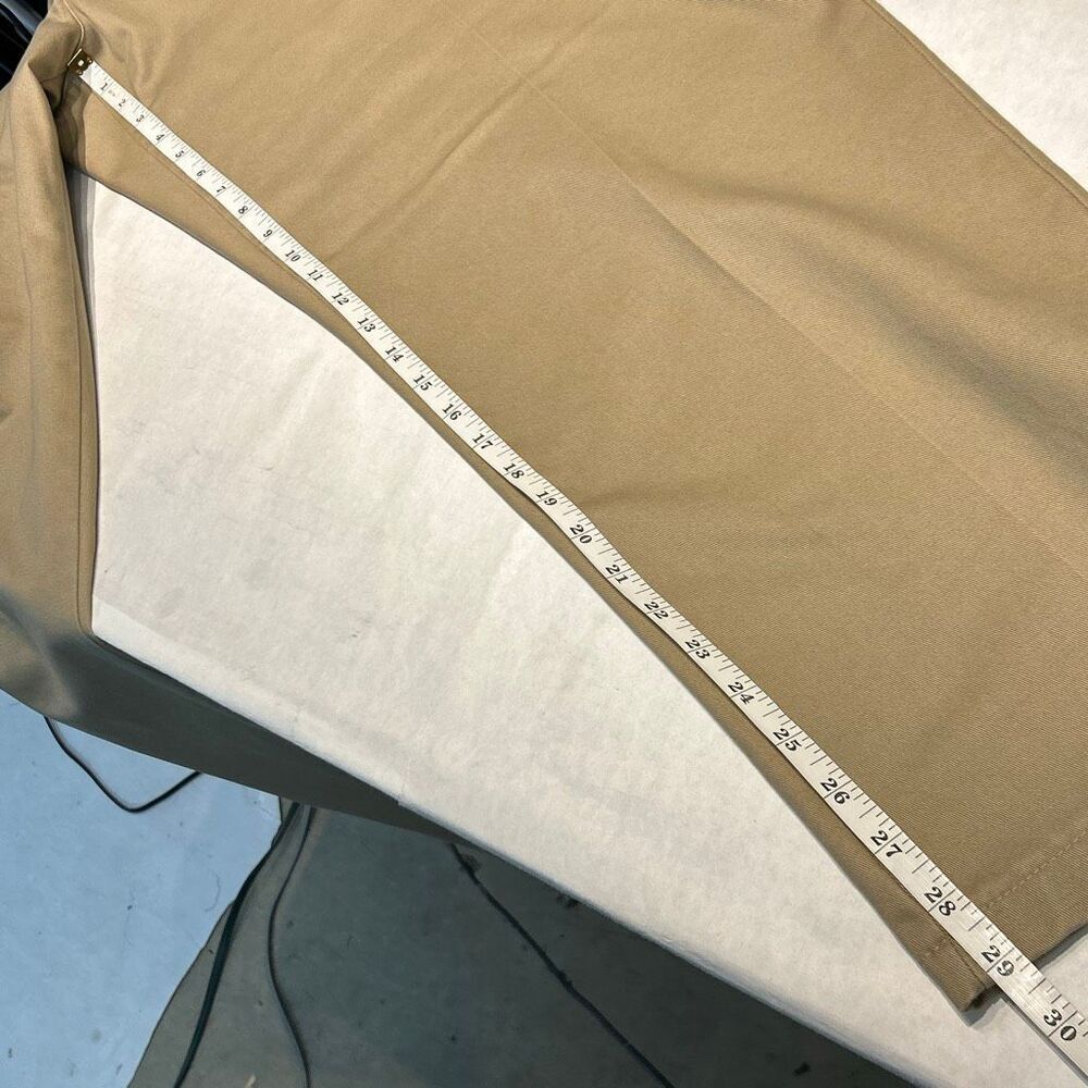 Lands End Mens Chinos Khakis Pants Traditional Fit Sz 40 Stretch Tab Waist 40x29 - Picture 11 of 11